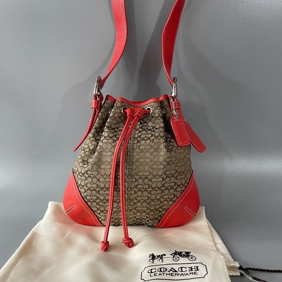 Coach Mini Signature Drawstring Bag - Picture 1 of 15